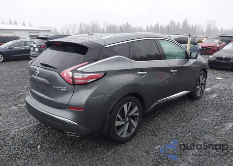 2016 Nissan Murano Platinum z USA, uszkodzony, nr VIN 5N1AZ2MH9GN105991